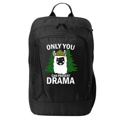 Only You Can Prevent Drama Funny LLama City Backpack