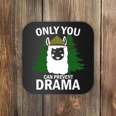 Only You Can Prevent Drama Funny LLama Coaster