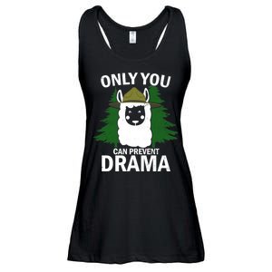 Only You Can Prevent Drama Funny LLama Ladies Essential Flowy Tank