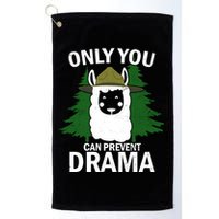 Only You Can Prevent Drama Funny LLama Golf Towel