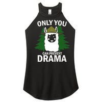 Only You Can Prevent Drama Funny LLama Women’s Perfect Tri Rocker Tank