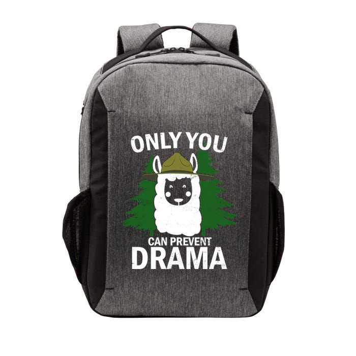 Only You Can Prevent Drama Funny LLama Vector Backpack