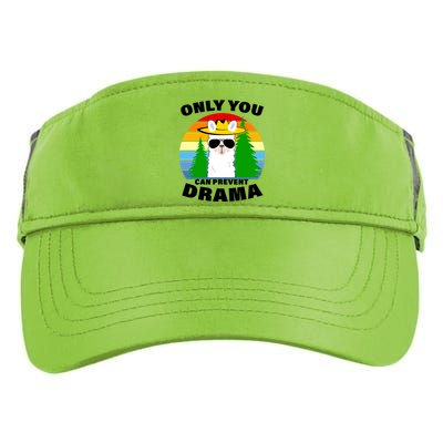 Only You Can Prevent Drama Llama Adult Drive Performance Visor