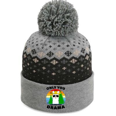 Only You Can Prevent Drama Llama The Baniff Cuffed Pom Beanie