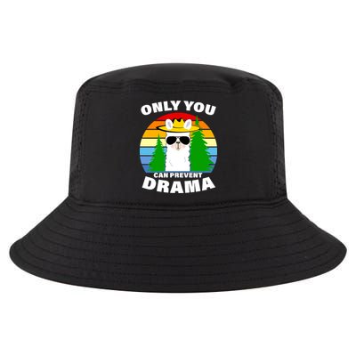 Only You Can Prevent Drama Llama Cool Comfort Performance Bucket Hat