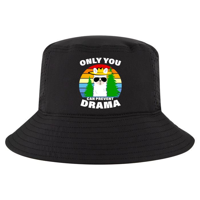 Only You Can Prevent Drama Llama Cool Comfort Performance Bucket Hat