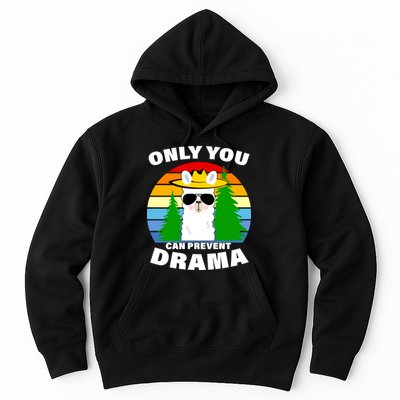 Only You Can Prevent Drama Llama Hoodie