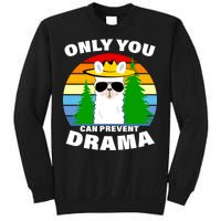 Only You Can Prevent Drama Llama Sweatshirt