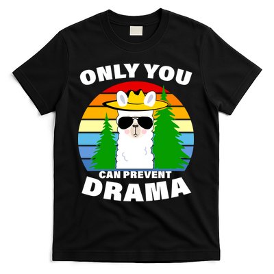 Only You Can Prevent Drama Llama T-Shirt