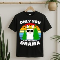 Only You Can Prevent Drama Llama T-Shirt
