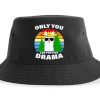 Only You Can Prevent Drama Llama Sustainable Bucket Hat