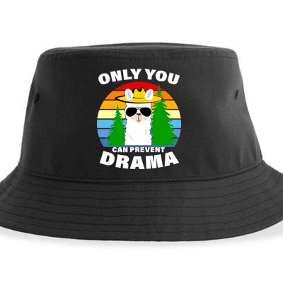 Only You Can Prevent Drama Llama Sustainable Bucket Hat