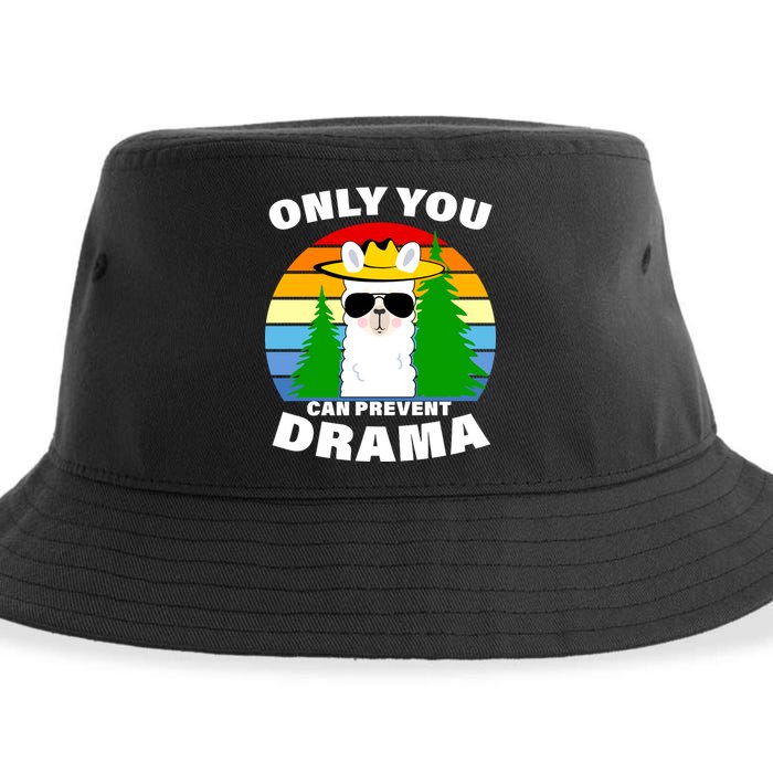 Only You Can Prevent Drama Llama Sustainable Bucket Hat