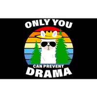 Only You Can Prevent Drama Llama Bumper Sticker