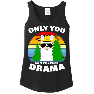 Only You Can Prevent Drama Llama Ladies Essential Tank