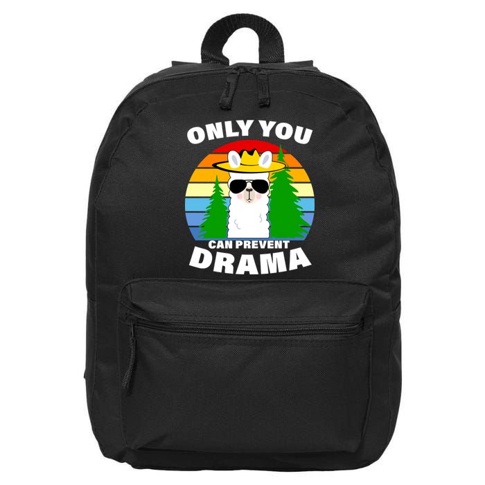 Only You Can Prevent Drama Llama 16 in Basic Backpack