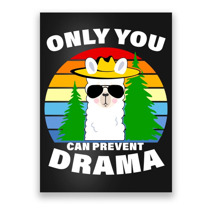 Only You Can Prevent Drama Llama Poster