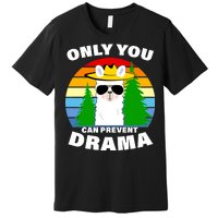 Only You Can Prevent Drama Llama Premium T-Shirt