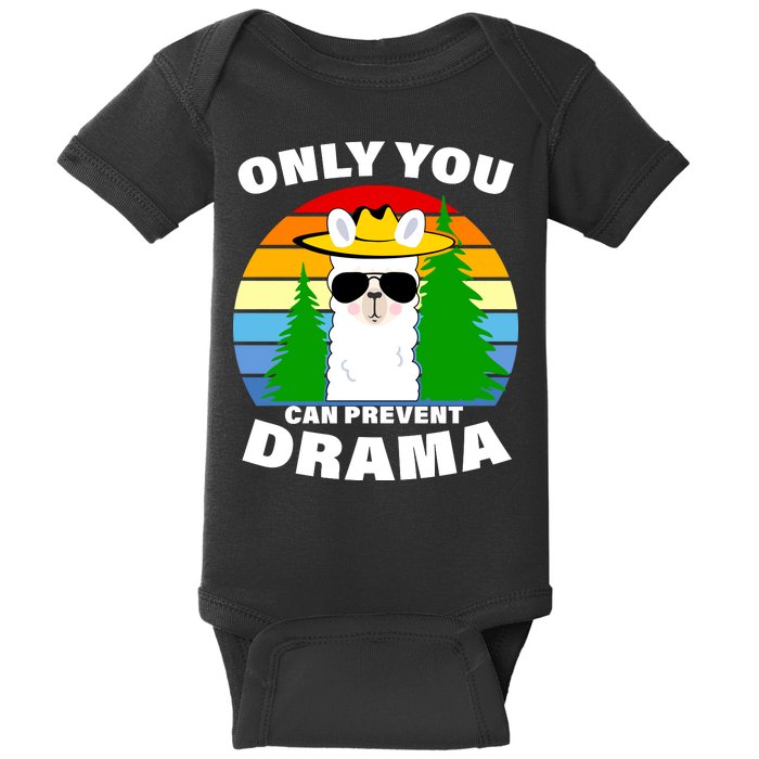 Only You Can Prevent Drama Llama Baby Bodysuit