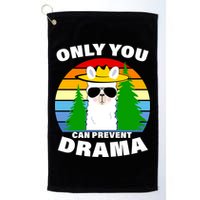 Only You Can Prevent Drama Llama Golf Towel