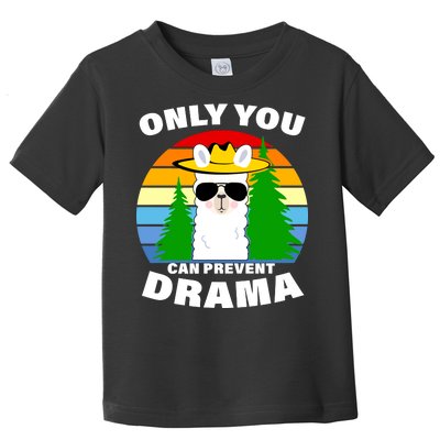 Only You Can Prevent Drama Llama Toddler T-Shirt