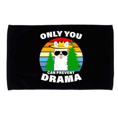 Only You Can Prevent Drama Llama Microfiber Hand Towel