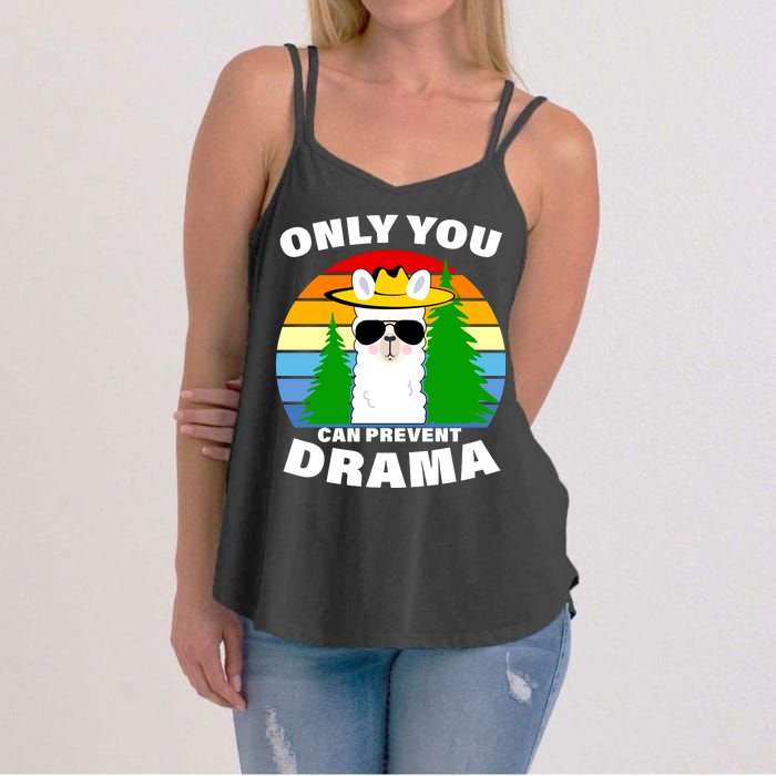 Only You Can Prevent Drama Llama Women's Strappy Tank