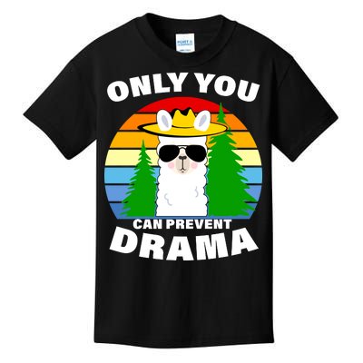 Only You Can Prevent Drama Llama Kids T-Shirt