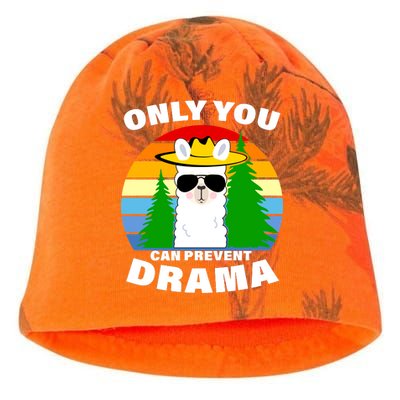 Only You Can Prevent Drama Llama Kati - Camo Knit Beanie