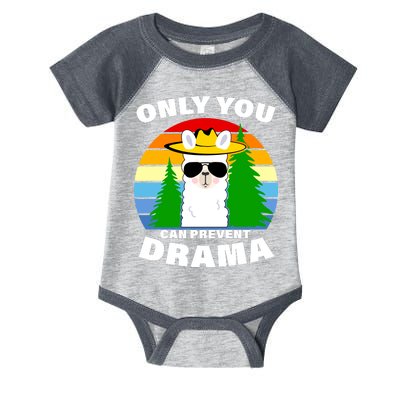 Only You Can Prevent Drama Llama Infant Baby Jersey Bodysuit