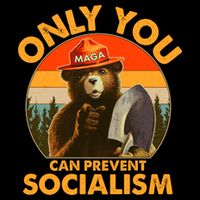 Only You Can Prevent Socialism Vintage Backpack