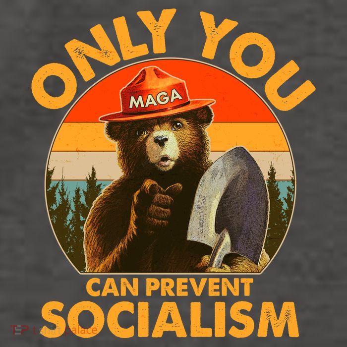 Only You Can Prevent Socialism Vintage Vector Backpack