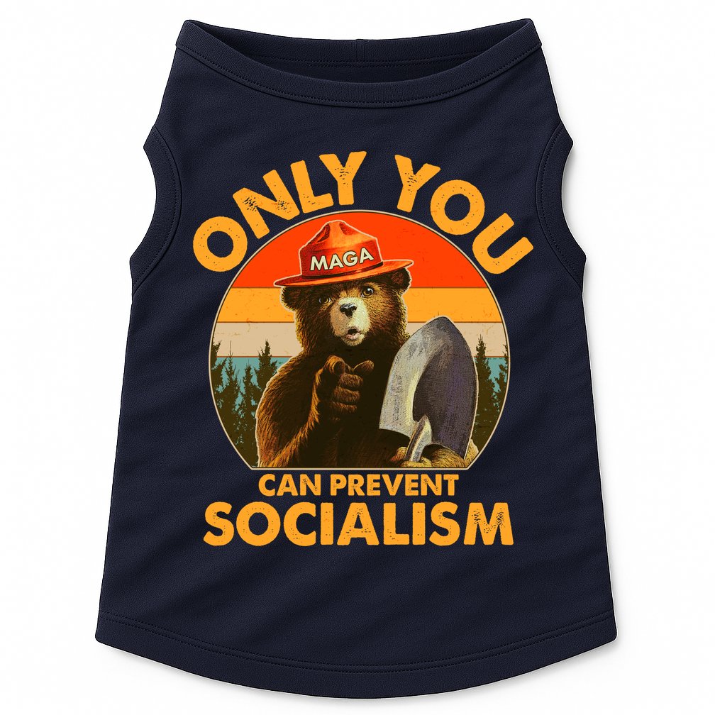 Only You Can Prevent Socialism Vintage Doggie Tank