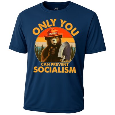 Only You Can Prevent Socialism Vintage Performance Shirt