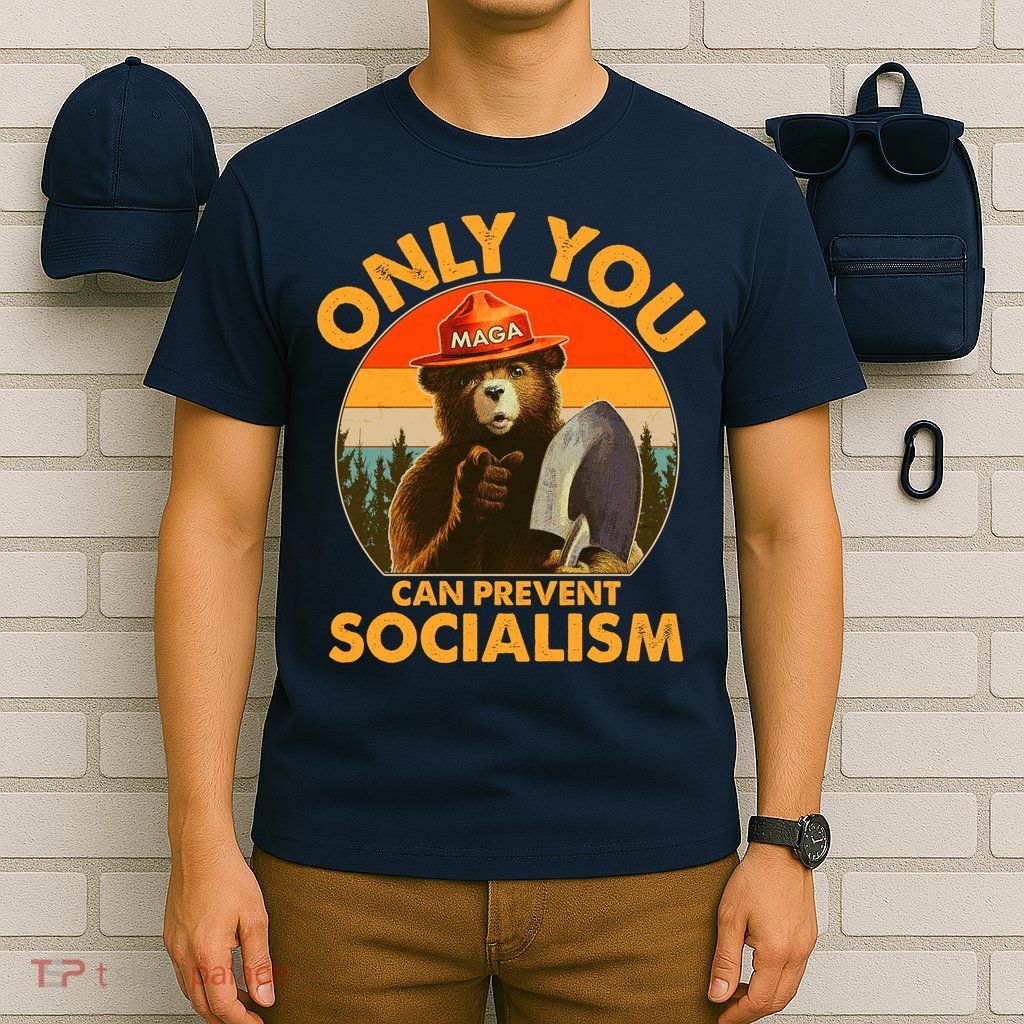 Only You Can Prevent Socialism Vintage T-Shirt