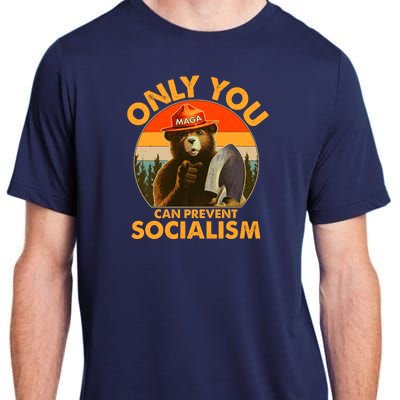 Only You Can Prevent Socialism Vintage Adult ChromaSoft Performance T-Shirt