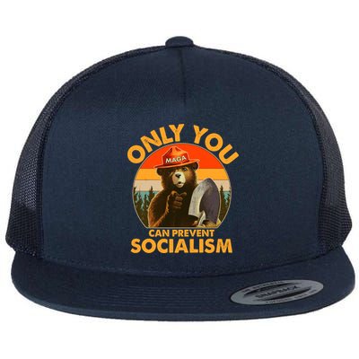 Only You Can Prevent Socialism Vintage Flatbill Hat