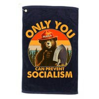 Only You Can Prevent Socialism Vintage Golf Towel