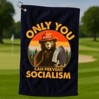 Only You Can Prevent Socialism Vintage Golf Towel