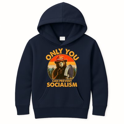 Only You Can Prevent Socialism Vintage Kids Hoodie