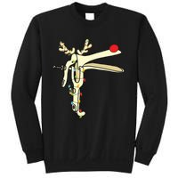 Obgyn Nurse Merry Christmas Reindeer Speculum Xmas Lights Sweatshirt