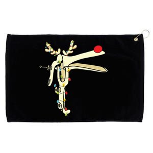 Obgyn Nurse Merry Christmas Reindeer Speculum Xmas Lights Grommeted Golf Towel