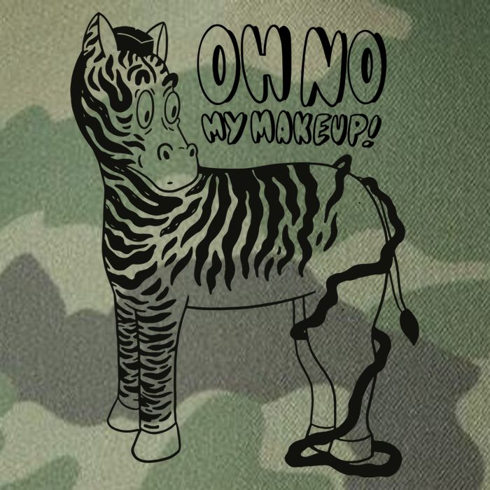Oh No My Makeup Funny Zebra Legacy Tie Dye Trucker Hat