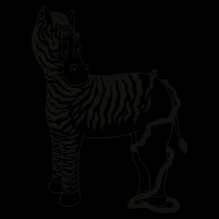 Oh No My Makeup Funny Zebra 16 in Basic Backpack