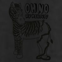 Oh No My Makeup Funny Zebra 25L Jumbo Tote