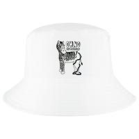 Oh No My Makeup Funny Zebra Cool Comfort Performance Bucket Hat