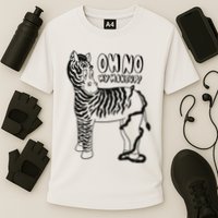 Oh No My Makeup Funny Zebra Performance Shirt