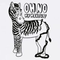 Oh No My Makeup Funny Zebra Performance Shirt