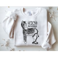 Oh No My Makeup Funny Zebra Sweatshirt