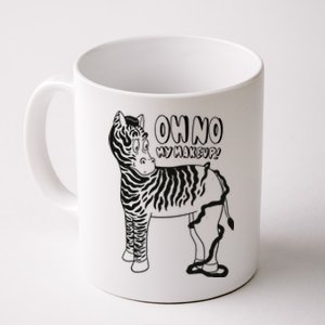 Oh No My Makeup Funny Zebra Coffee Mug